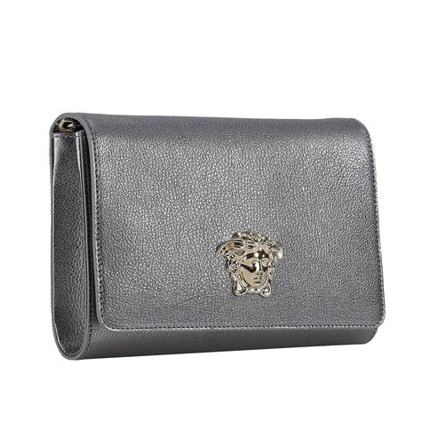 versace evening bag silver|versace black shoulder bag.